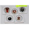 Image 1 : COLLECTION OF 5 RUSSIAN COMMUNIST LENIN PINS