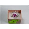 Image 1 : .925 SILVER NATURAL RUBY RING - SIZE 7