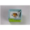 Image 1 : .925 SILVER GOLDEN CITRINE - SIZE 8