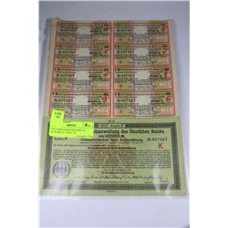 1923-100000 M BUCHFTABEL (F) AUSGABE II 3 POST -3X