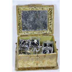 VINTAGE JEWELLERY BOX W/ CONTENTS
