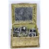Image 1 : VINTAGE JEWELLERY BOX W/ CONTENTS