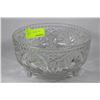 Image 1 : ESTATE PINWHEEL CRYSTAL FOOTED BOWL
