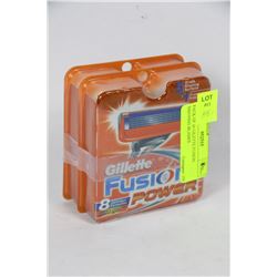 PACK OF 16 GILETTE FUSION SHAVING BLADES