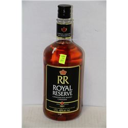 1.75LITRE ROYAL RESERVE RYE WHISKEY 40%