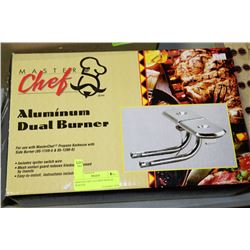 MASTER CHEF ALUMINUM DUAL BURNER