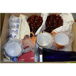 BOX W/DECORATIVE CUP SETS, MUSHROOM