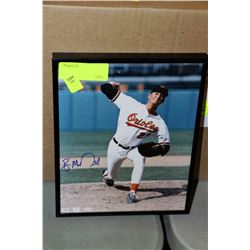 FRAMED AND SIGNED BASEBALL PICTURE