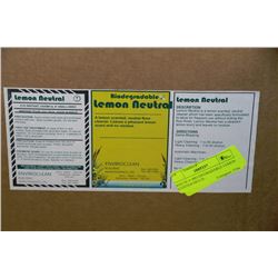 BOX OF 4 -BIO-DEGRADABLE LEMON SCENTED MULTI-