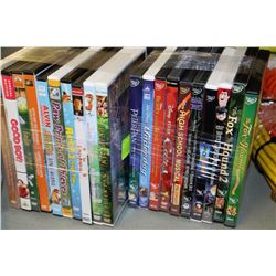 BUNDLE OF 10 CHILDRENS DVD'S, WALT DISNEY &ETC X2