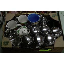 FLAT OF KITCHEN MISC.