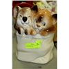 Image 1 : PUPPY & KITTY IN PAPER SACK COOKIE/TREAT JAR