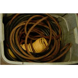 TUB OF VARIOUS AIR HOSES