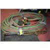 Image 1 : OXY-ACETYLENE HOSES AND VICTOR TORCH WITH