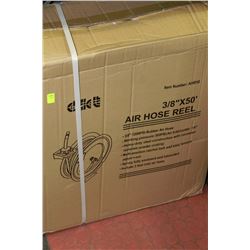 3/8" X 50' RUBBER AIR HOSE REEL