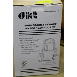 1¼ HP SUMP PUMP