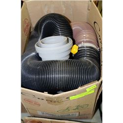 BOX WITH 2 RV BLACKWATER DRAIN HOSE - COMES WITH