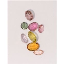 PACK OF ASSORTED TOURMALINE GEMSTONES