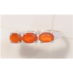 STERLING SILVER CARNELIAN RING
