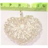 Image 2 : STERLING SILVER HEART DESIGN PENDANT (APP. 6.83g)