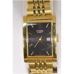 CITIZEN UNISEX QUARTZ WATCH W/ DATE