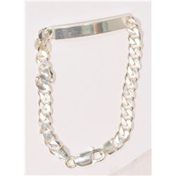 STERLING SILVER ID BRACELET (APP. 18.75g)