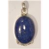 Image 1 : STERLING SILVER LAPIS LAZULLI PENDANT