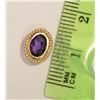 Image 2 : 14K GOLD AMETHYST PENDANT