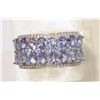 Image 1 : STERLING SILVER TANZANITE RING