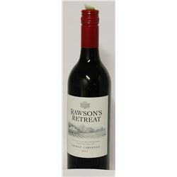 BOTTLE OF RAWSONS RETREAT SHIRAZ CABERNET X3