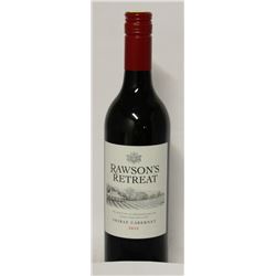 BOTTLE OF RAWSONS RETREAT SHIRAZ CABERNET X3