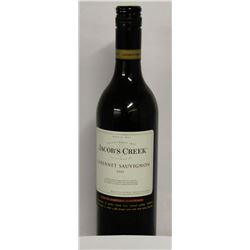 BOTTLE OF JACOBS CREEK CABERNET SAUVIGNON X2