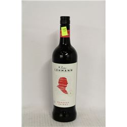 BOTTLE OF PETER LEHMANN BAROSSA SHIRAZ
