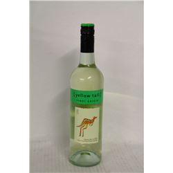 BOTTLE OF YELLOW TAIL PINOT GRIGIO