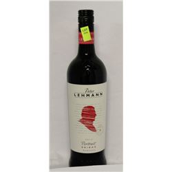 BOTTLE OF PETER LEHMANN SHIRAZ X2