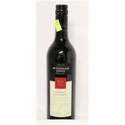 BOTTLE OF WYNDHAM ESTATE CABERNET SAUVIGNON X2
