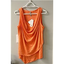 LADIES CORAL MATERNITY SHIRT SIZE L