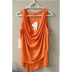 LADIES CORAL MATERNITY SHIRT SIZE M