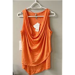 LADIES CORAL MATERNITY SHIRT SIZE M