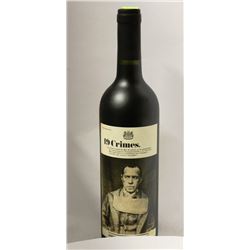 BOTTLE OF 19 CRIMES SHIRAZ DURIF X3