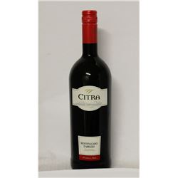 BOTTLE OF CITRA ITALIAN RED WINE X2