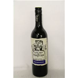 BOTTLE OF WINE MEN OF GOTHAM SHIRAZ GRENACHE