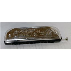 HOHNER CHROMETTA 12 HARMONICA