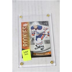 RYAN NUGENT-HOPKINS UPPER DECK ROOKIE CARD