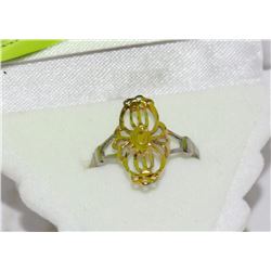 Sterling Silver Two-Tone Ring