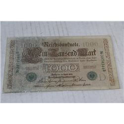 1910 BERLIN 1000 MARK   REICHSBANKNOTE