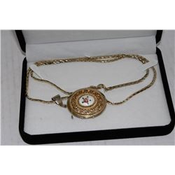 FASHION NECKLAND WITH KEEPSAKE PHOTO PENDANT