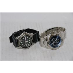 BOX W/2 MEN'S WATCHES