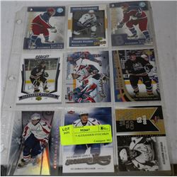 SHEET OF 9 ALEXANDER OVECHKIN