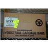 Image 1 : CASE OF 200 BIODEGRADABLE INDUSTRIAL GARBAGE BAGS